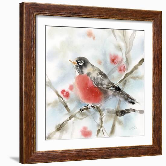 Winter Robin-Katrina Pete-Framed Art Print