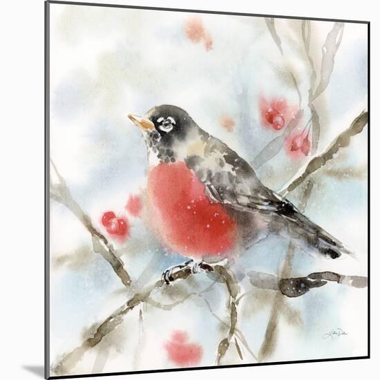 Winter Robin-Katrina Pete-Mounted Art Print