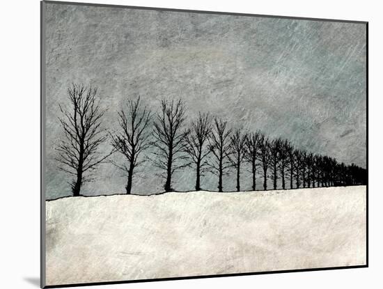 Winter Row-Ynon Mabat-Mounted Art Print