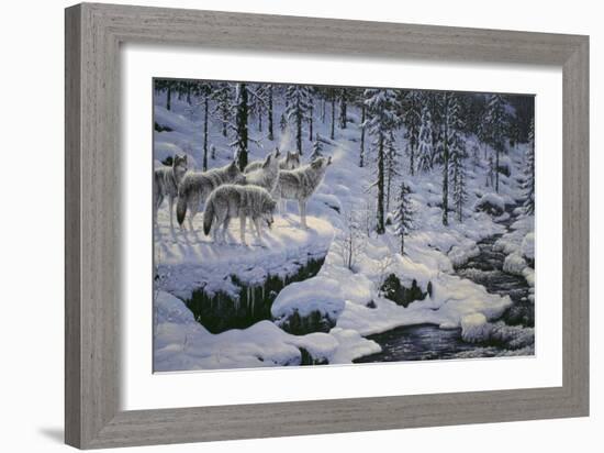 Winter's Cry-Jeff Tift-Framed Giclee Print