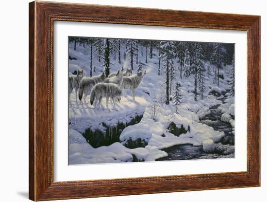 Winter's Cry-Jeff Tift-Framed Giclee Print