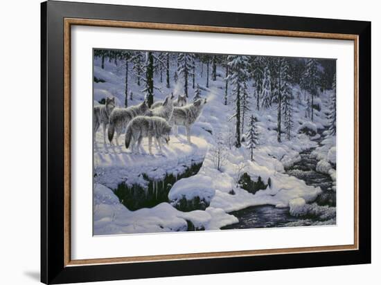 Winter's Cry-Jeff Tift-Framed Giclee Print