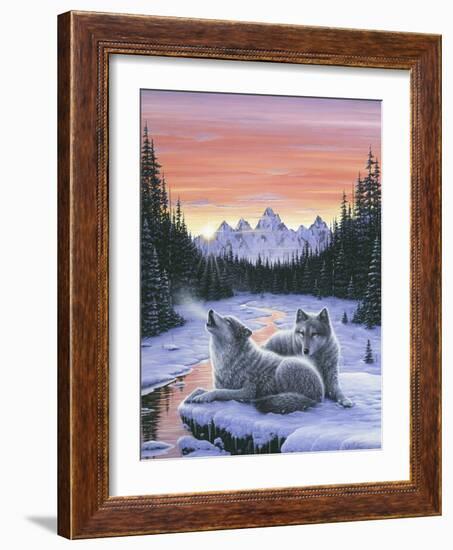 Winter's Dawn-Jeff Tift-Framed Giclee Print
