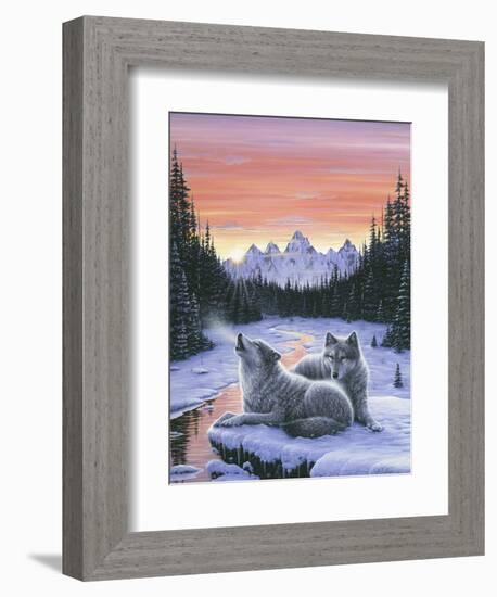 Winter's Dawn-Jeff Tift-Framed Giclee Print