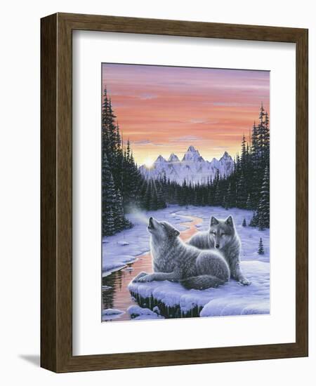 Winter's Dawn-Jeff Tift-Framed Giclee Print