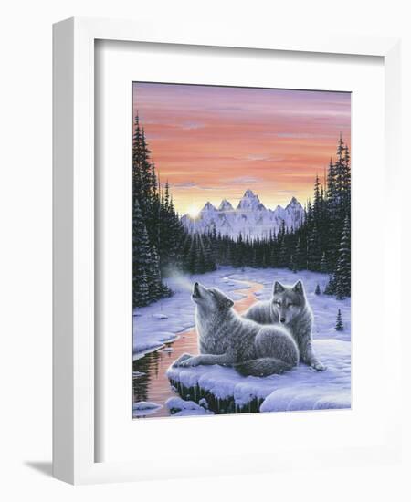 Winter's Dawn-Jeff Tift-Framed Giclee Print