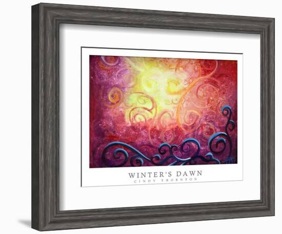 Winter's Dawn-Cindy Thornton-Framed Art Print