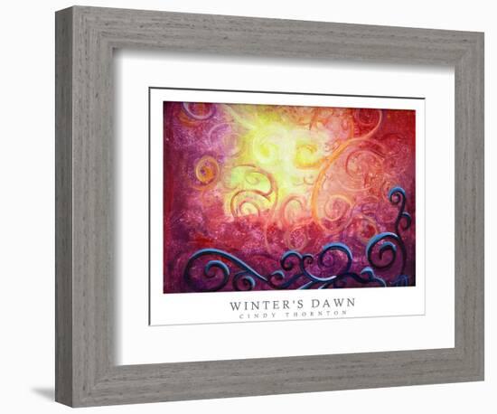 Winter's Dawn-Cindy Thornton-Framed Art Print