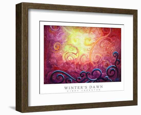 Winter's Dawn-Cindy Thornton-Framed Art Print