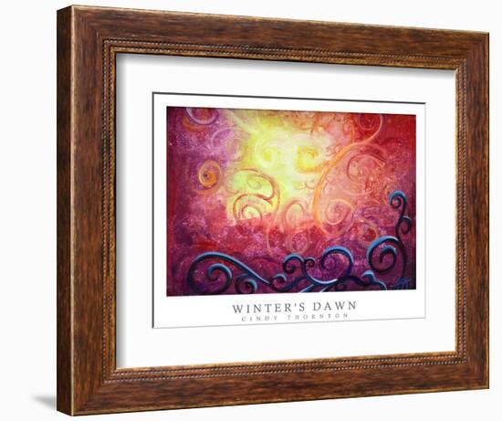 Winter's Dawn-Cindy Thornton-Framed Art Print