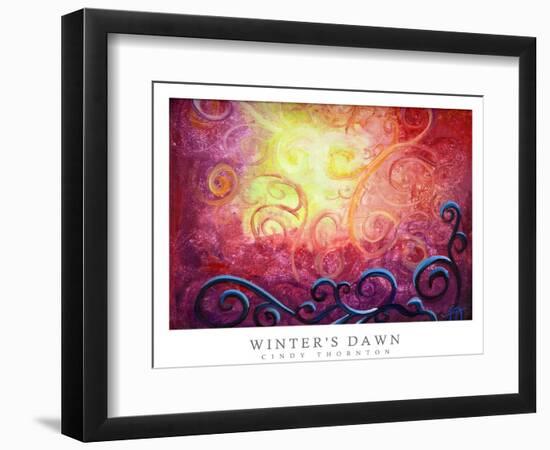 Winter's Dawn-Cindy Thornton-Framed Art Print