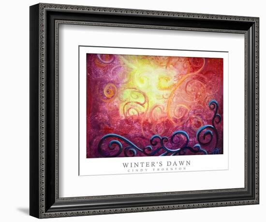 Winter's Dawn-Cindy Thornton-Framed Art Print