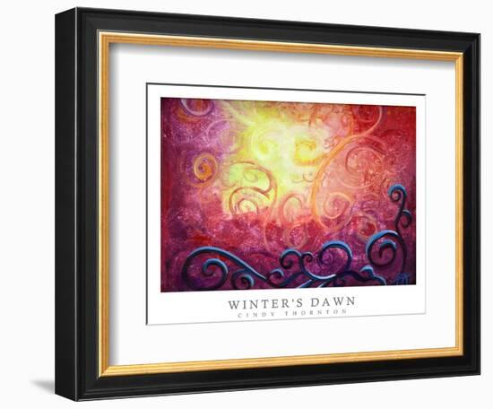 Winter's Dawn-Cindy Thornton-Framed Art Print