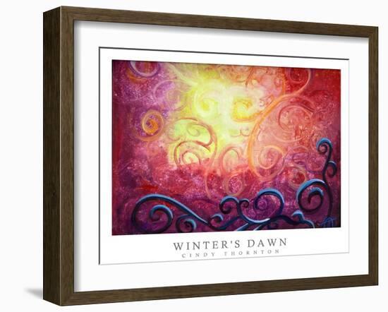 Winter's Dawn-Cindy Thornton-Framed Art Print