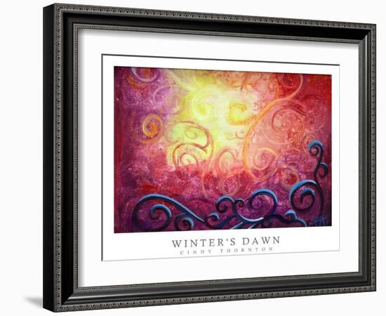 Winter's Dawn-Cindy Thornton-Framed Art Print