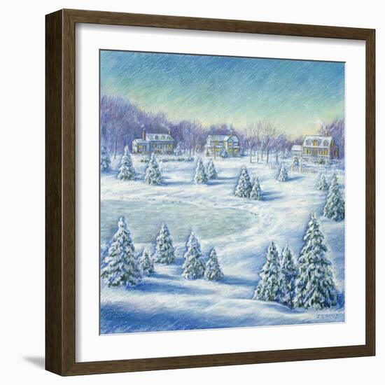 Winter's Day-Edgar Jerins-Framed Giclee Print