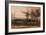 Winter's Dusk, C.1830 (W/C on Paper)-Peter De Wint-Framed Giclee Print