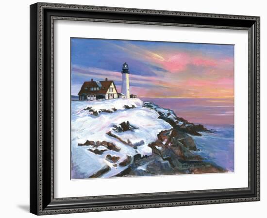 Winter's Light-Gregory Gorham-Framed Art Print