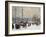 Winter's Mantle, Trafalgar Square, London-John Sutton-Framed Giclee Print