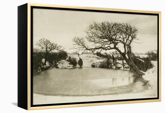 Winter's Morning from Field and Fen, c.1887-Emerson Peter Henry-Framed Premier Image Canvas