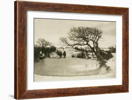 Winter's Morning from Field and Fen, c.1887-Emerson Peter Henry-Framed Giclee Print