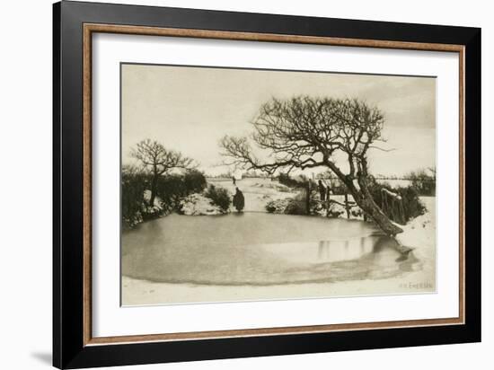 Winter's Morning from Field and Fen, c.1887-Emerson Peter Henry-Framed Giclee Print