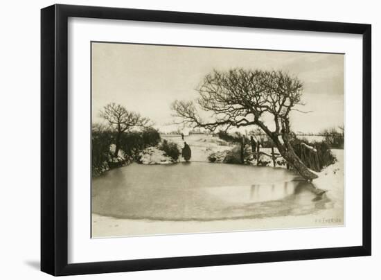 Winter's Morning from Field and Fen, c.1887-Emerson Peter Henry-Framed Giclee Print