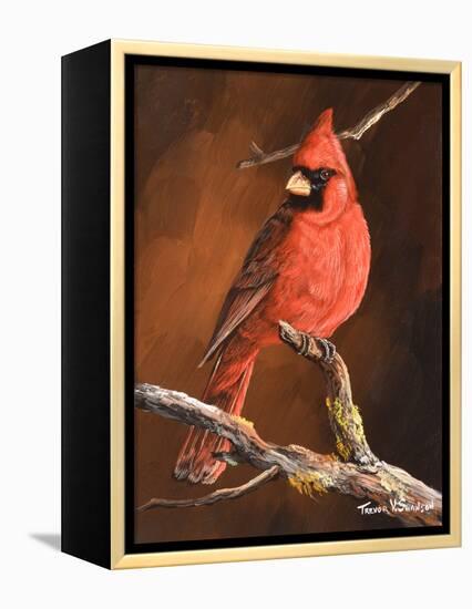 Winter's Perch 1-Trevor V. Swanson-Framed Premier Image Canvas