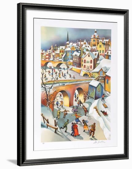 Winter's Play-Ari Gradus-Framed Limited Edition