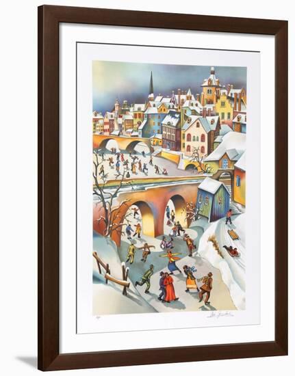 Winter's Play-Ari Gradus-Framed Limited Edition