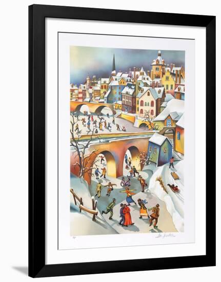 Winter's Play-Ari Gradus-Framed Limited Edition