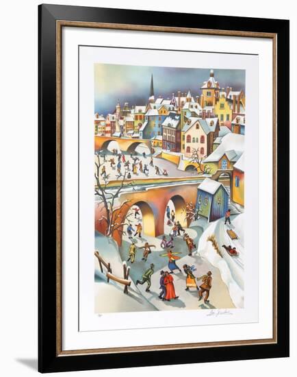 Winter's Play-Ari Gradus-Framed Limited Edition