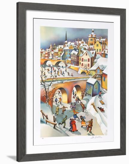 Winter's Play-Ari Gradus-Framed Limited Edition