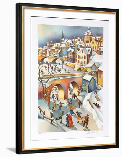 Winter's Play-Ari Gradus-Framed Limited Edition