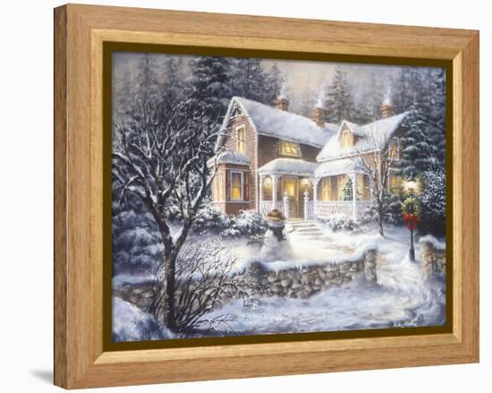 Winter's Welcome-Nicky Boehme-Framed Premier Image Canvas