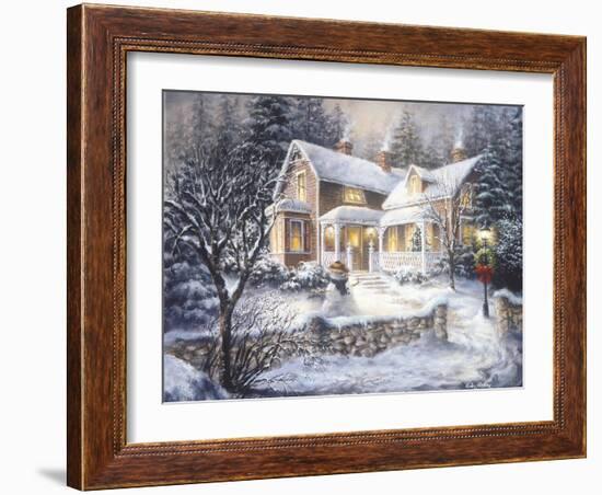 Winter's Welcome-Nicky Boehme-Framed Giclee Print