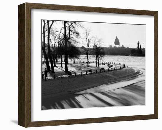 Winter, Saint Petersburg, Russia-Nadia Isakova-Framed Photographic Print