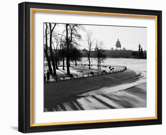 Winter, Saint Petersburg, Russia-Nadia Isakova-Framed Photographic Print