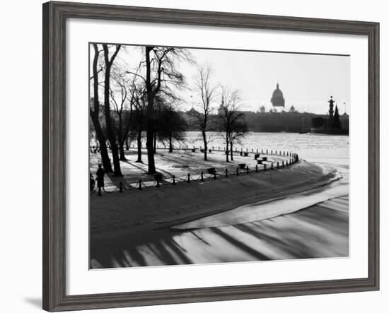 Winter, Saint Petersburg, Russia-Nadia Isakova-Framed Photographic Print