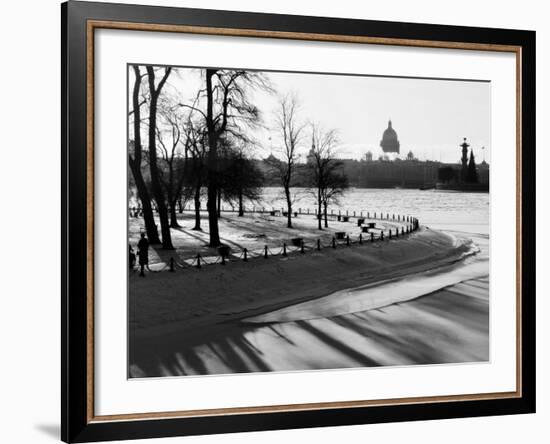 Winter, Saint Petersburg, Russia-Nadia Isakova-Framed Photographic Print