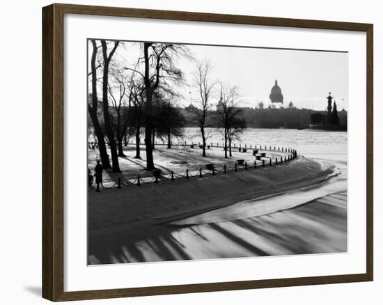 Winter, Saint Petersburg, Russia-Nadia Isakova-Framed Photographic Print