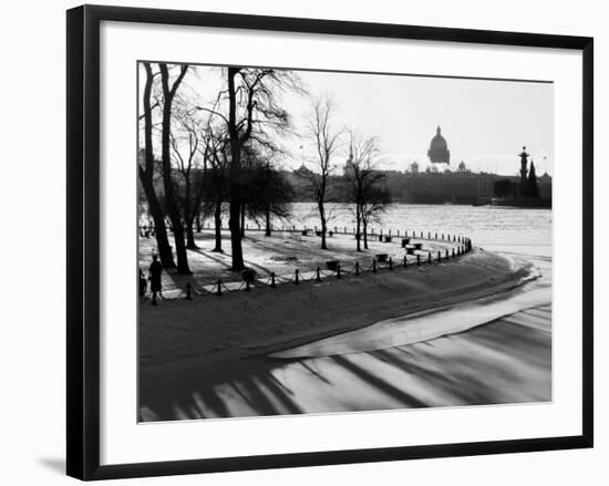 Winter, Saint Petersburg, Russia-Nadia Isakova-Framed Photographic Print