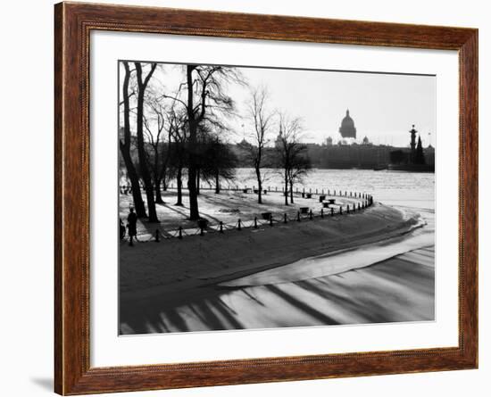 Winter, Saint Petersburg, Russia-Nadia Isakova-Framed Photographic Print