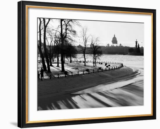 Winter, Saint Petersburg, Russia-Nadia Isakova-Framed Photographic Print