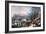 Winter Scene: Evening 1854-Currier & Ives-Framed Giclee Print