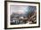 Winter Scene: Evening 1854-Currier & Ives-Framed Giclee Print