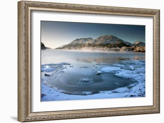 Winter Scene on Loch Shiel, Lochaber-Dennis Hardley-Framed Photographic Print