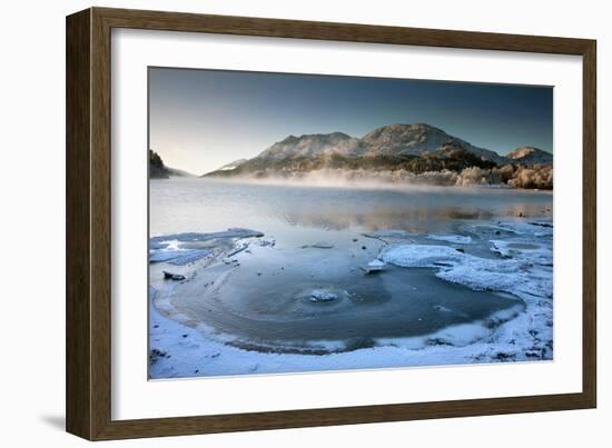 Winter Scene on Loch Shiel, Lochaber-Dennis Hardley-Framed Photographic Print