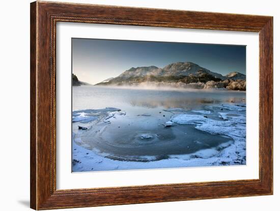 Winter Scene on Loch Shiel, Lochaber-Dennis Hardley-Framed Photographic Print
