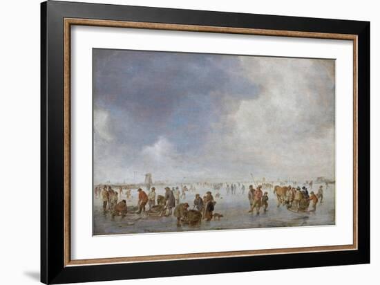 Winter Scene on the Ice-Jan Van Goyen-Framed Giclee Print